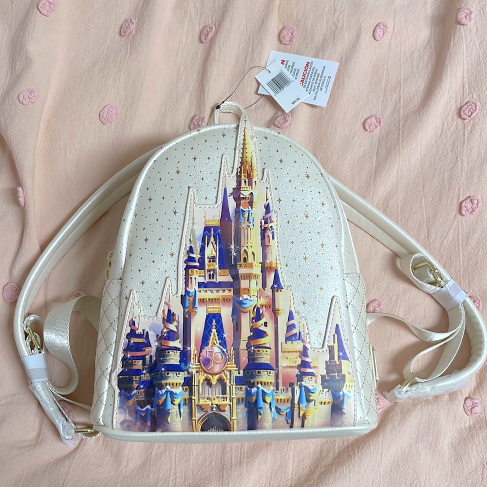 Walt Disney World 50th Anniversary Limited Edition Castle Loungefly